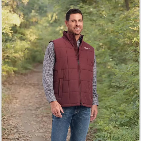 imageARIAT Mens Crius Insulated VestRedmahogany