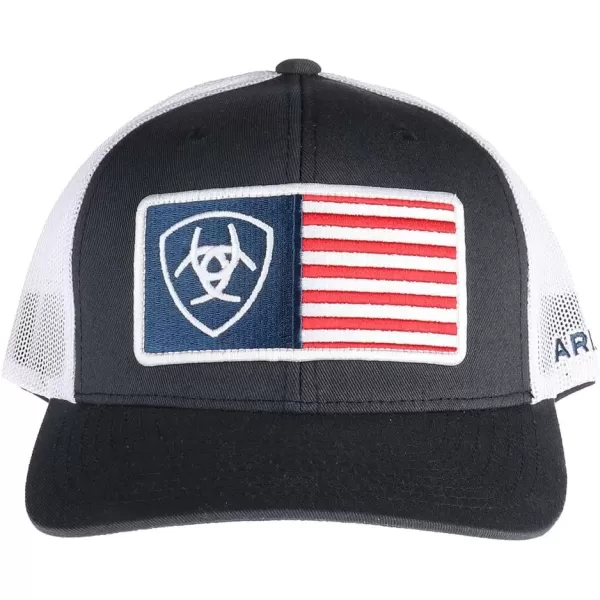 imageARIAT Mens Navy Cap With Flag Patch Navy OS