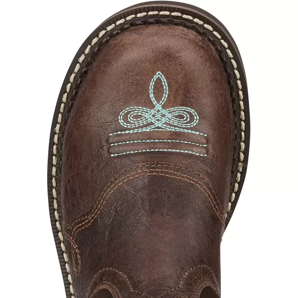 imageAriat Womens Fatbaby Heritage Dapper Western BootRoyal Chocolate
