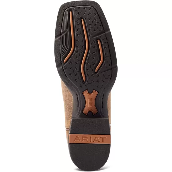 imageAriat Womens Round Up Wide Square Toe Western BootBare Brown