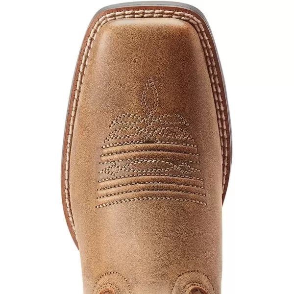 imageAriat Womens Round Up Wide Square Toe Western BootBare Brown