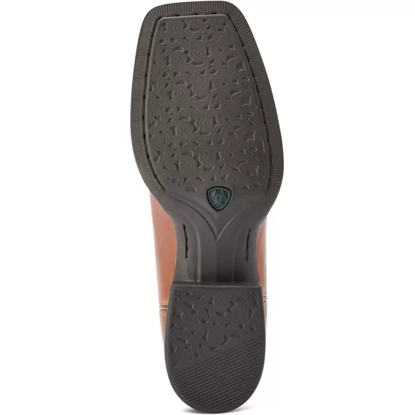 imageAriat Womens Round Up Wide Square Toe Western BootBeduino Brown