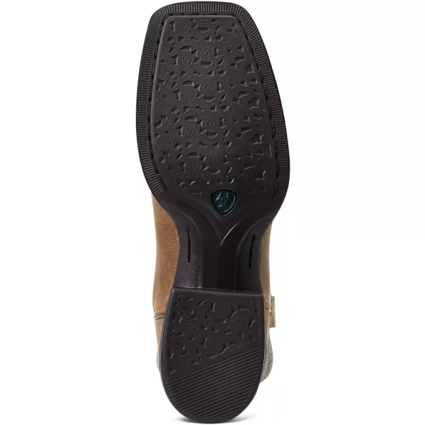 imageAriat Womens Round Up Wide Square Toe Western BootBrown BomberAriat Logo