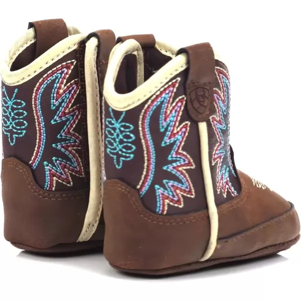 imageARIAT Lil Stompers Infant Western BootsBriar PurpleBrown