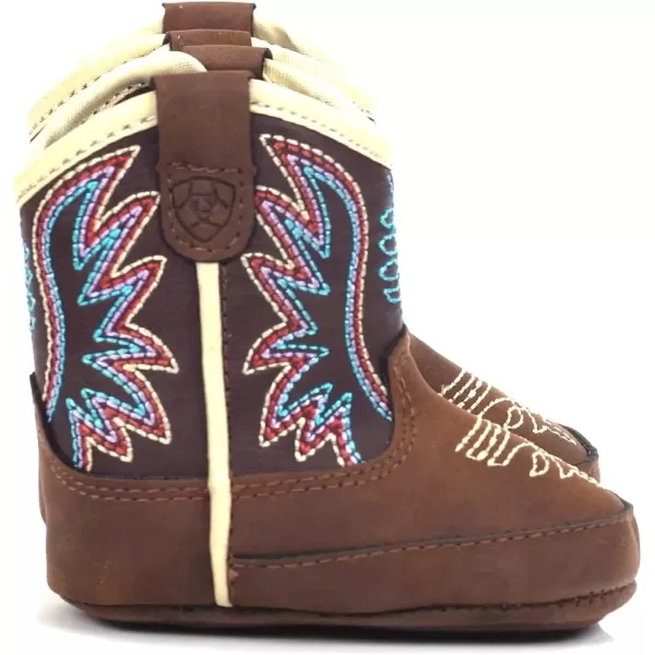 imageARIAT Lil Stompers Infant Western BootsBriar PurpleBrown