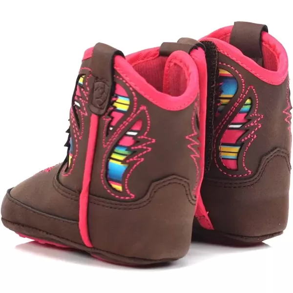 imageARIAT Lil Stompers Infant Western BootsFlora PinkBrown