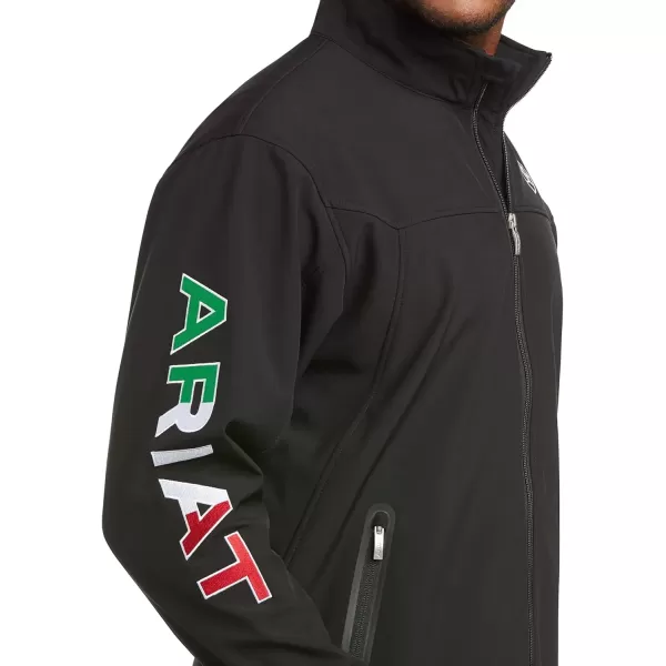 imageARIAT Mens New Team Softshell Mexico JacketBlack