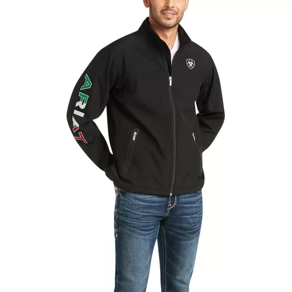 imageARIAT Mens New Team Softshell Mexico JacketBlack
