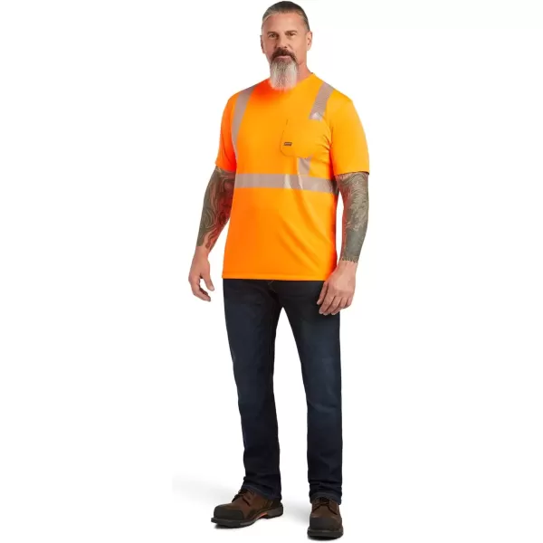 imageARIAT Mens Rebar Hivis Ansi TShirtHivis Orange