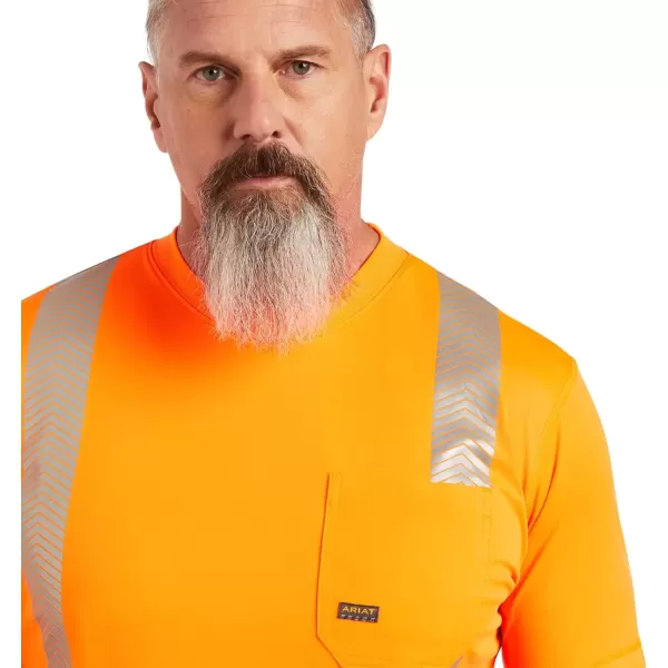 imageARIAT Mens Rebar Hivis Ansi TShirtHivis Orange