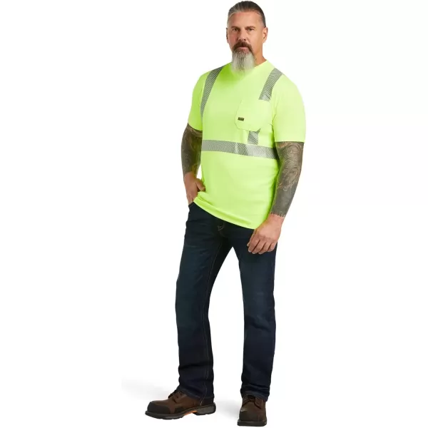 imageARIAT Mens Rebar Hivis Ansi TShirtHivis Yellow