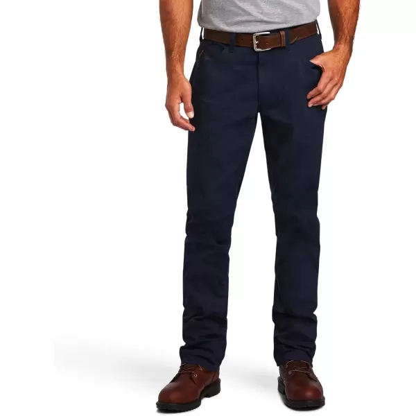 imageARIAT Mens Rebar M4 Relaxed Durastretch Made Tough Stackable Straight Leg PantNavy