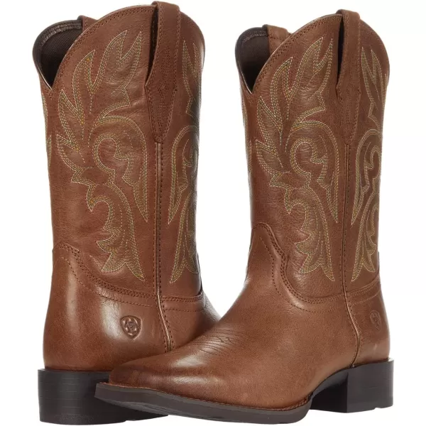 imageARIAT UnisexChild Cattle Drive Western BootDusty Brown