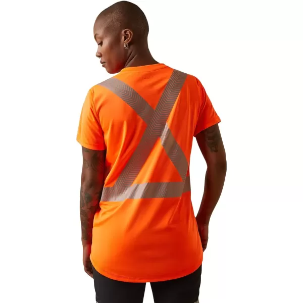 imageARIAT Womens Rebar Hivis Ansi TShirtHi Vis Orange