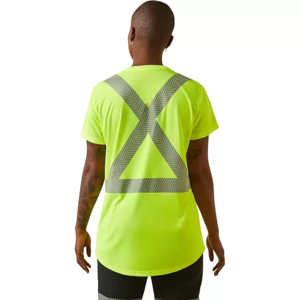imageARIAT Womens Rebar Hivis Ansi TShirtHi Vis Yellow