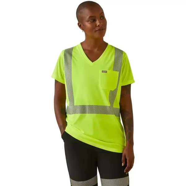 imageARIAT Womens Rebar Hivis Ansi TShirtHi Vis Yellow