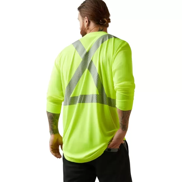 imageAriat Mens Rebar HiVis ANSI TShirtHi Vis Yellow