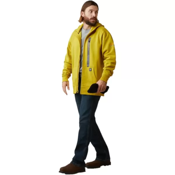 imageAriat Mens Rebar Workman Full Zip HoodieAntique Moss
