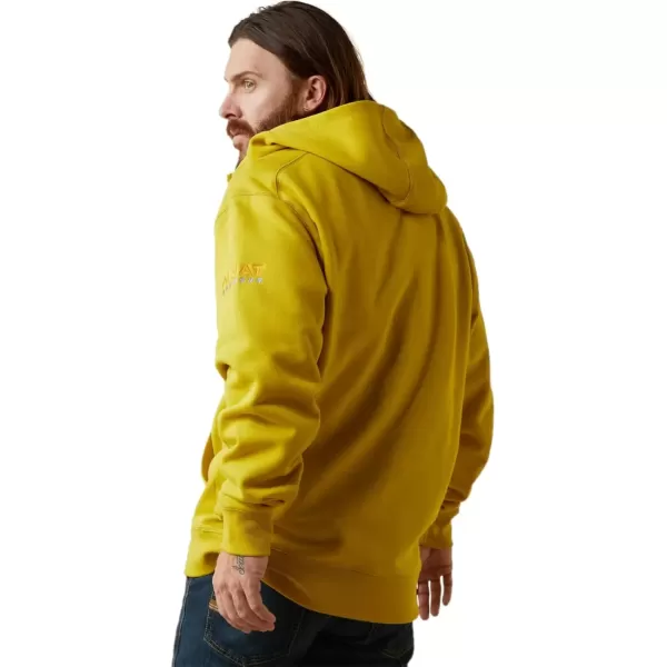 imageAriat Mens Rebar Workman Full Zip HoodieAntique Moss
