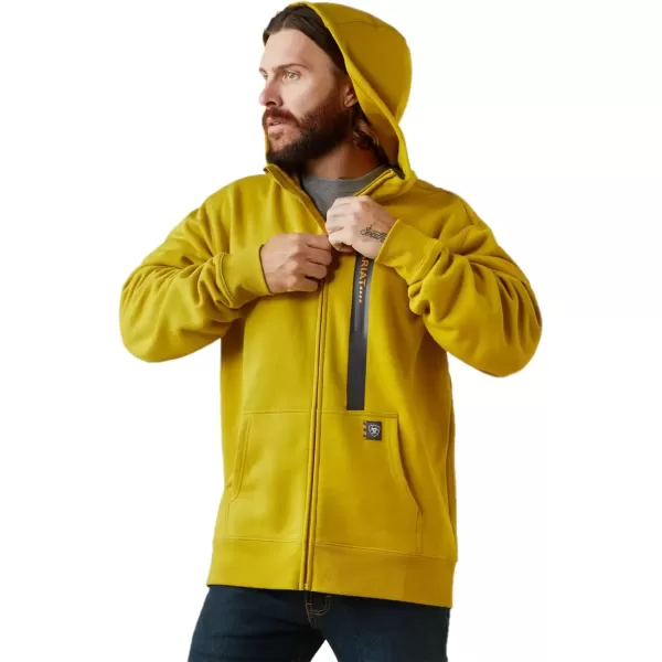 imageAriat Mens Rebar Workman Full Zip HoodieAntique Moss