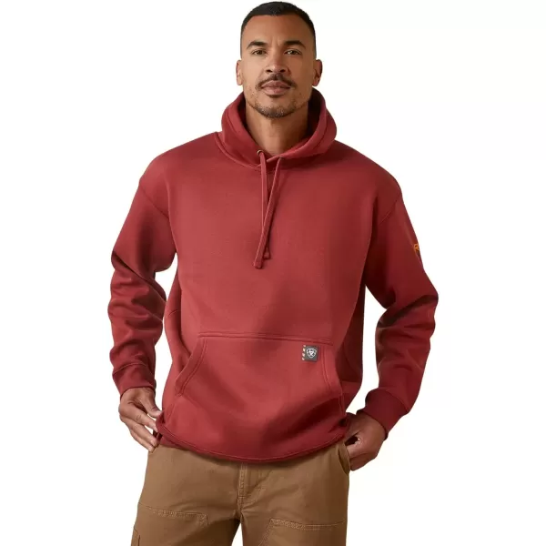 imageAriat Mens Rebar Workman HoodieBrick Red