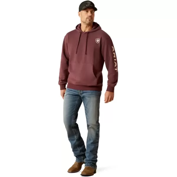 imageAriat Mens Rebar Workman HoodieMalbec HeatherSoft White