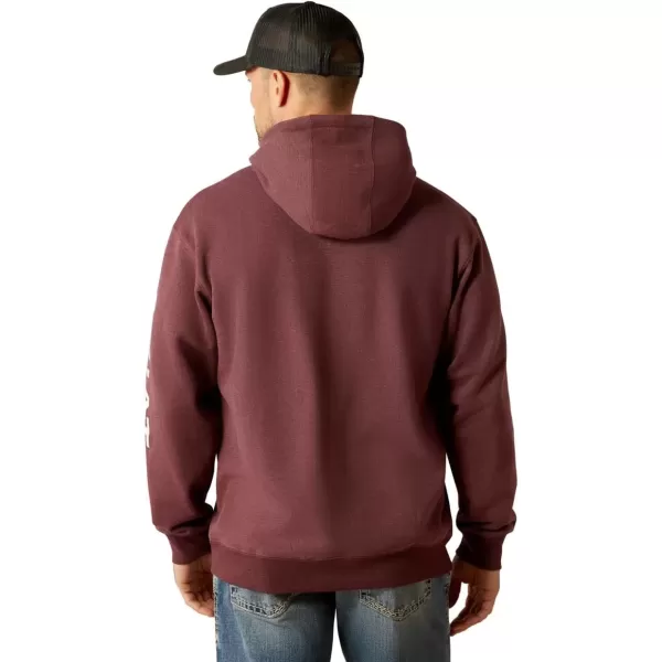 imageAriat Mens Rebar Workman HoodieMalbec HeatherSoft White