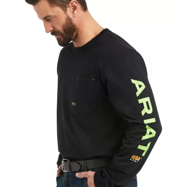 imageAriat Mens Rebar Workman LogoBlackLime