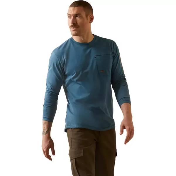 imageAriat Mens Rebar Workman LogoIndian Teal Tigers Eye