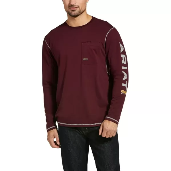 imageAriat Mens Rebar Workman LogoMalbec