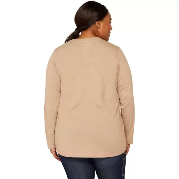imageAriat Mens Rebar Workman LogoOatmeal HeatherDesert Rose