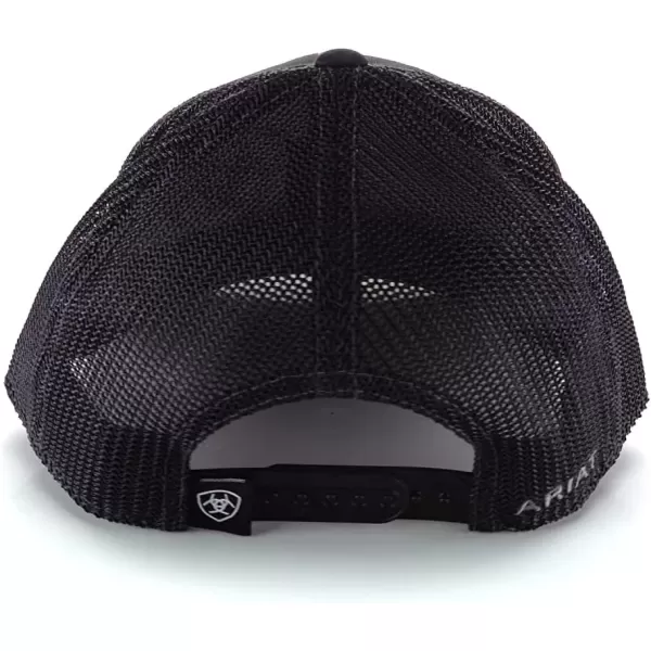 imageAriat Mens Solid Black Corner LogoBlack