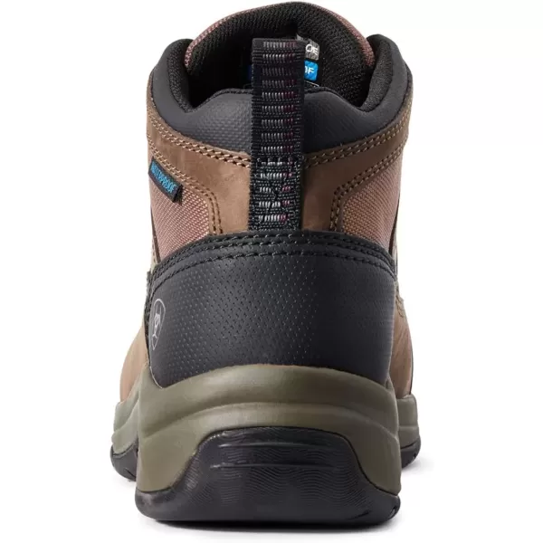 imageAriat Mens Telluride Work Waterproof Composite Toe Work BootDistressed Brown
