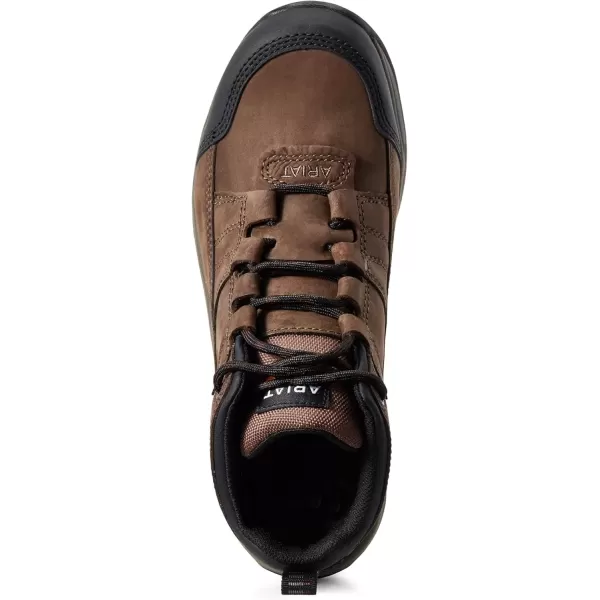 imageAriat Mens Telluride Work Waterproof Composite Toe Work BootDistressed Brown