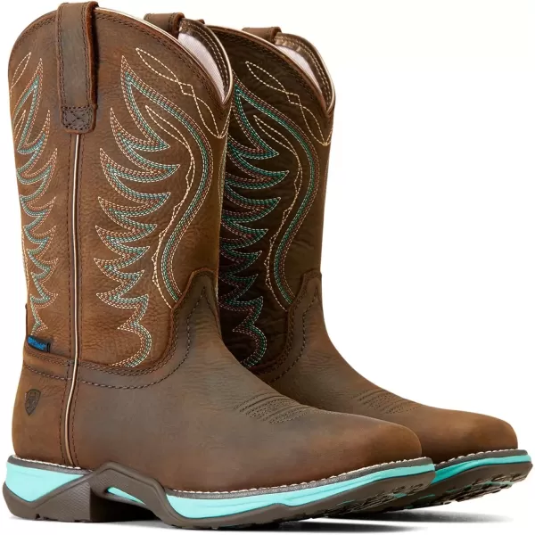imageAriat Womens Anthem Waterproof Western Boot200  Brown