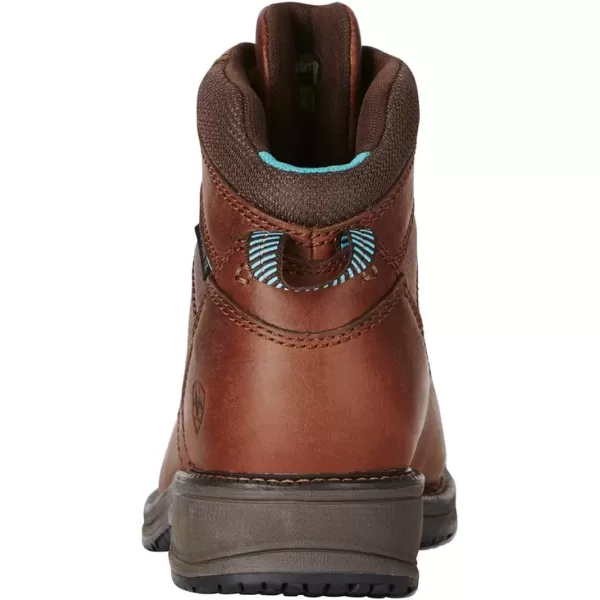 imageAriat Womens Casual Work Mid Lace Sd Composite Toe Work BootNutty Brown