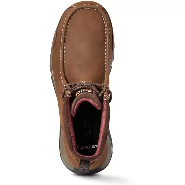 imageAriat Womens Edge Lte Moc Composite Toe Work BootDark Brown