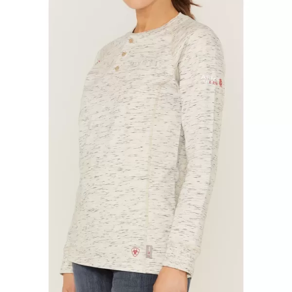 imageAriat Womens FR Air Henley TopHeather Grey