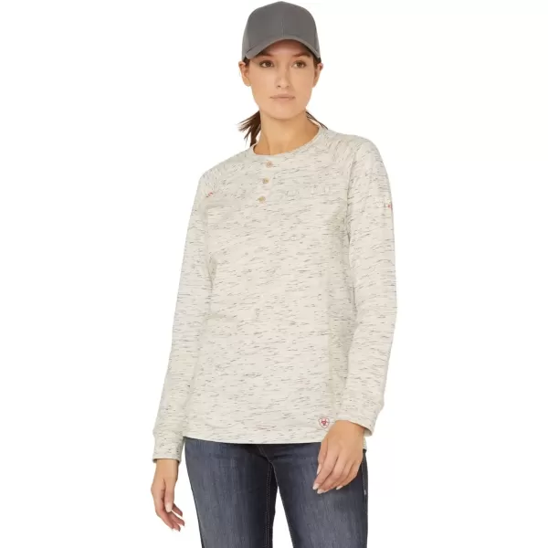 imageAriat Womens FR Air Henley TopHeather Grey