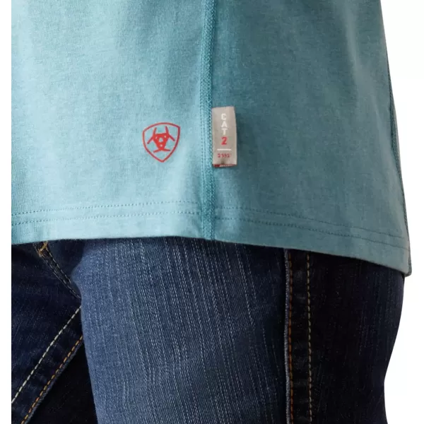 imageAriat Womens FR Air Henley TopNorse Blue Space Dye