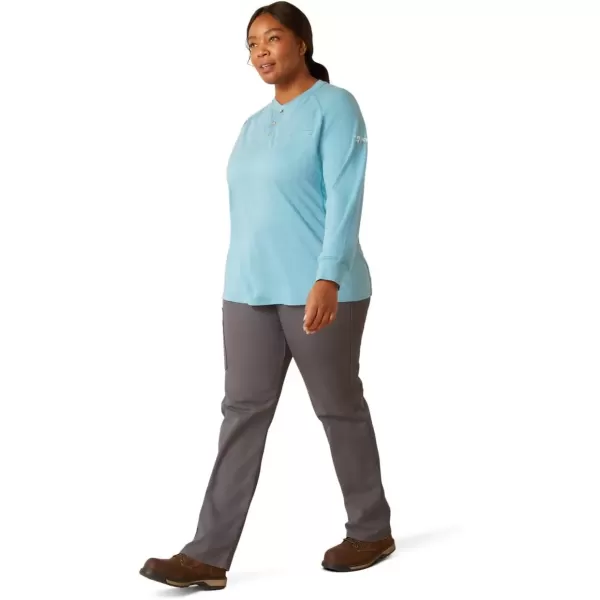 imageAriat Womens FR Air Henley TopNorse Blue Space Dye