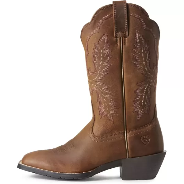 imageAriat Womens Hybrid Rancher Western BootDistressed Brown