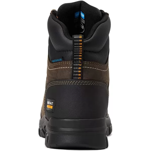 imageAriat Womens Treadfast 6quot Waterproof Steel Toe Work BootDark Brown