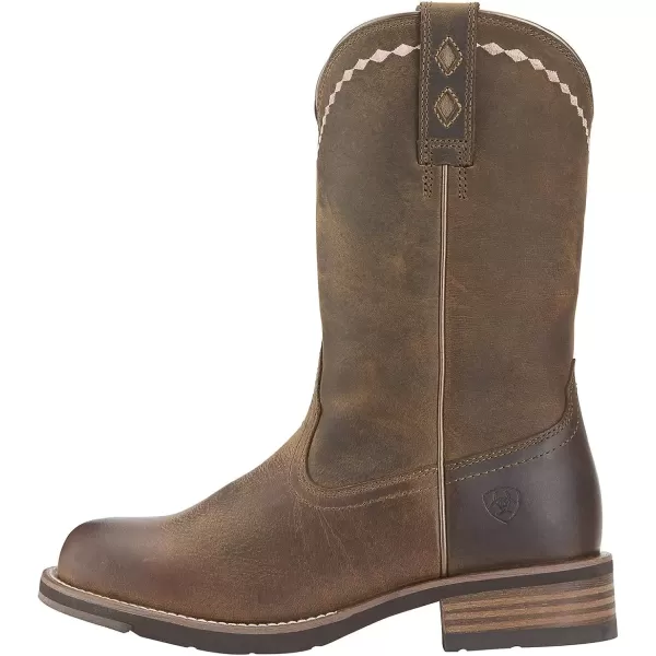 imageAriat Womens Unbridled Roper Western BootDistressed Brown