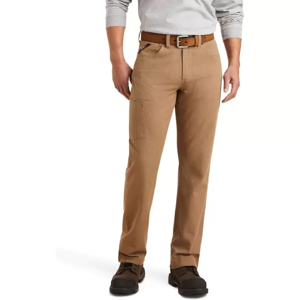 imageARIAT Mens Fr M4 Relaxed Crossfire Straight PantFr Khaki