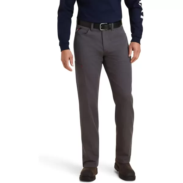 imageARIAT Mens Fr M4 Relaxed Crossfire Straight PantIron Grey