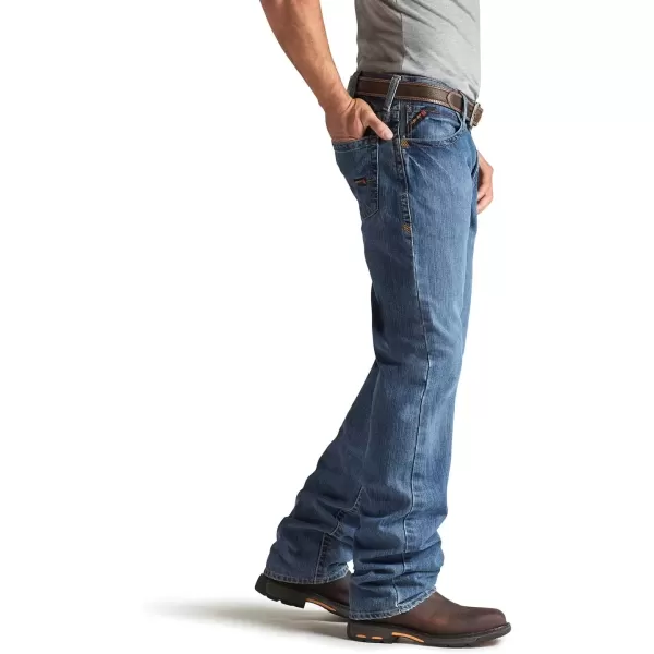 imageAriat Mens FR M3 Loose Basic Stackable Straight Leg JeanFlint