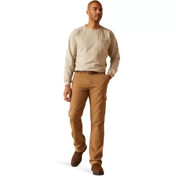 imageAriat Mens FR M7 Slim DuraStretch Duralight Twill Straight PantField Khaki