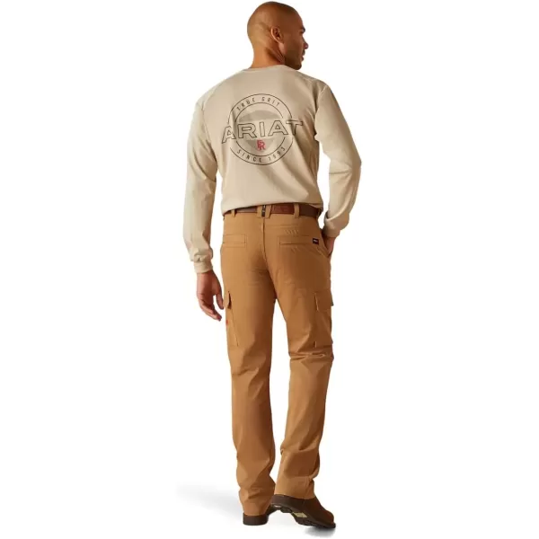 imageAriat Mens FR M7 Slim DuraStretch Duralight Twill Straight PantField Khaki