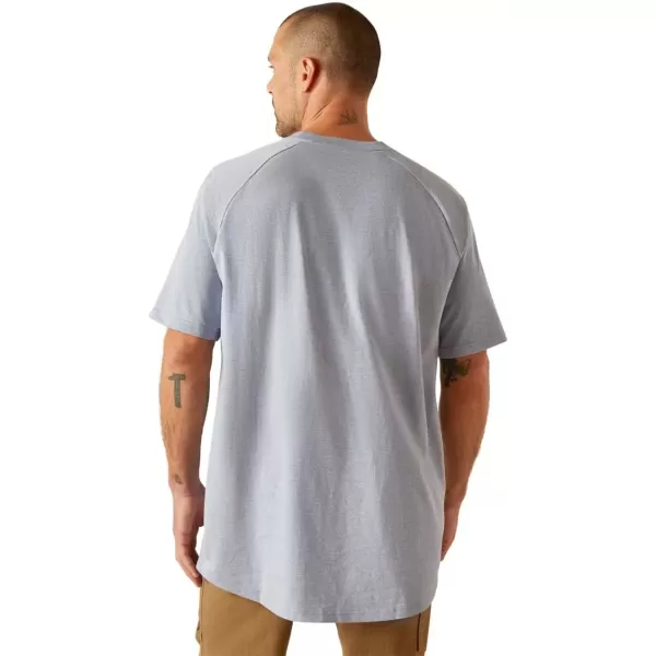 imageAriat Mens Rebar Cotton Strong TShirtInfinity Heather